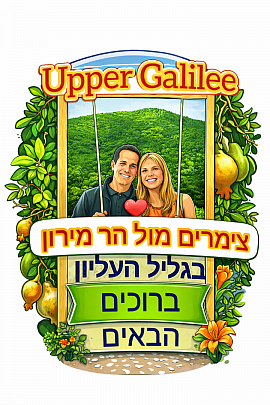 צימרים מול הר מירון בצבעון,אורלי ומאיר